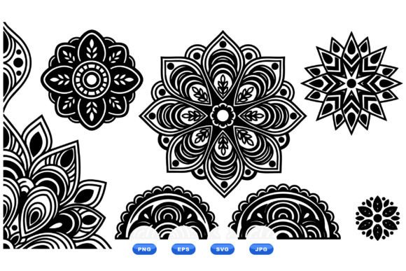 Download Boho Mandala SVG Clipart Set - Boho mandala Collection