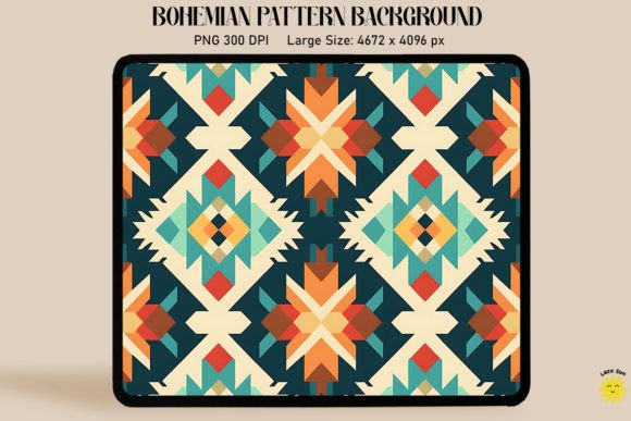 Download Symmetric Simple Bohemian Pattern - Premium Resources