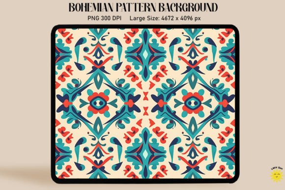 Download Symmetric Simple Bohemian Pattern - Premium Resources