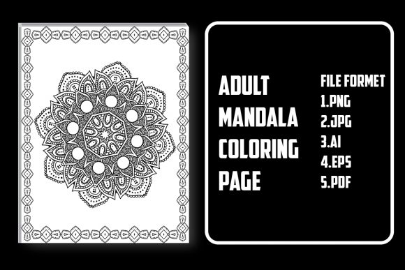 Download Adult Mandala Coloring Page - Adult mandala coloring page Collection