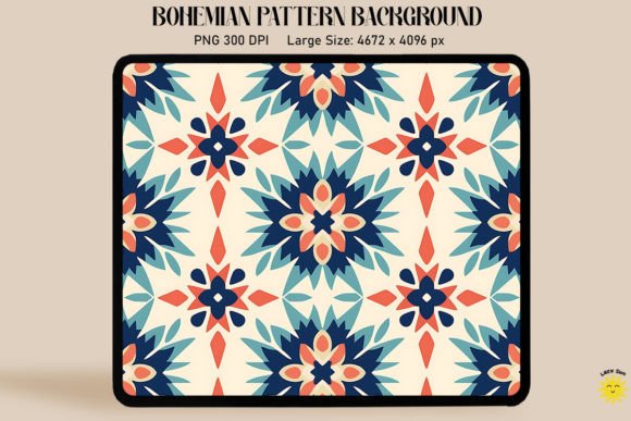 Download Symmetric Simple Bohemian Pattern - Premium Resources